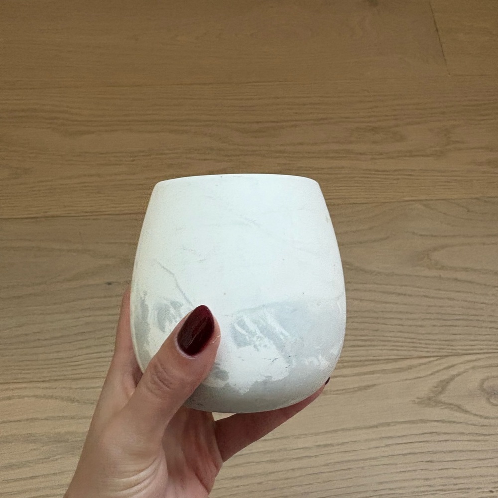 Chic White Marble Vase